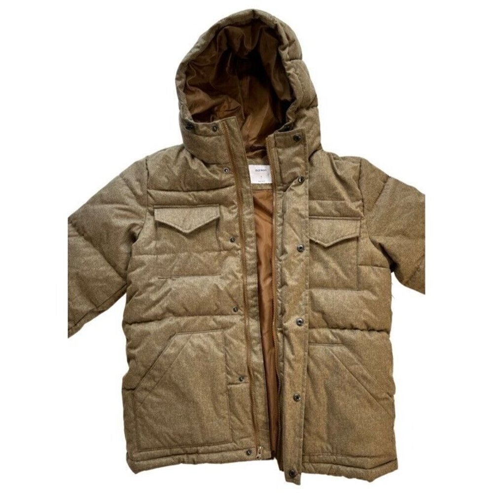 OLD NAVY HERITAGE Wide Channel Puffer Utility Coat Jacket NWT Men's Size Small - Picture 10 of 16